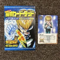 《当時物・未使用品》金色のガッシュベル!!ザ・カードバトル　魔物カード　テッド