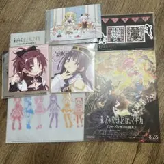 魔法少女まどか☆マギカ ワルプルギスの廻天 特典 ミニ色紙 ワス ステッカー