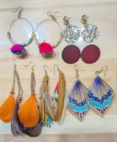 カラフルピアスセット チャイハネまとめ売り 6個