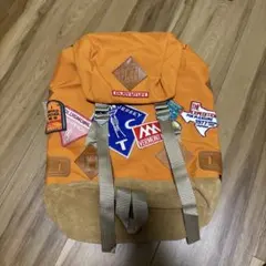 デニムダンガリー　ワッペンリュックのサムネイル