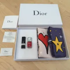 Christian Dior トラベルバッグ　ギフトセット　口紅　ネイル　巾着
