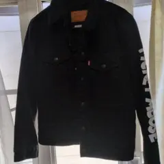 Levi's Premium ブラックデニムジャケット XS ミッキーマウス