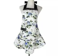 花柄 エプロン