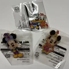 ディズニーピンバッジ　ストラップ　3個セット
