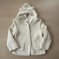 baby GAP くまみみフード付きカーディガン 12-18ヶ月　80サイズ