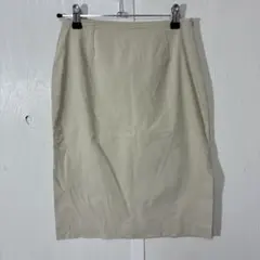 【3047番】ベージュ タイトスカート ひざ丈　春夏のサムネイル