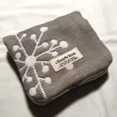 限定北欧グレー☆12重ガーゼ☆大きめハーフハンカチ