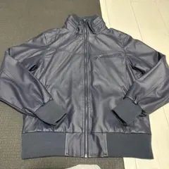 ダークグレー レザージャケット