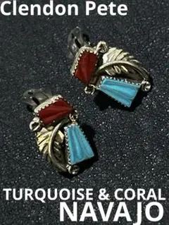 J542】ヴィンテージ Q.T.社製 ハートインレイ ピアス | Mercari
