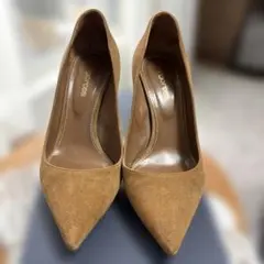 Sergio rossiスエード ポインテッドトゥパンプス