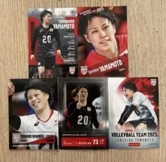 山本智大 バレーボール男子日本代表 レギュラーカード 5枚セット