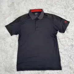 adidas アディダス　CLIMACOOL ゴルフ　半袖ポロシャツ　ブラック