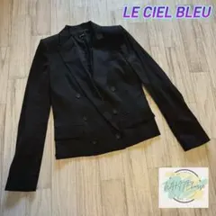 【極美品】 LE CIEL BLEU テーラードジャケット　ブラック　S3のサムネイル