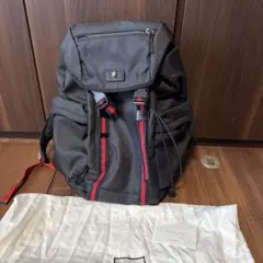 再お値下げ！美品　GUCCI ブラックナイロンリュック