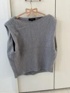 UNTITLED ニットベスト サイズ2 グレー