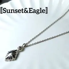 ✅️11/2迄✅️サンセット&イーグル Sunburst ペンダント ネックレス