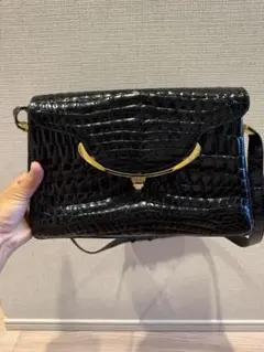 HERMES エルメス ポシェット エジェ クラッチバッグ クロコ