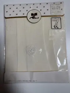 クレージュcourreges タイツ ストッキング ホワイト レトロ 古着 韓国