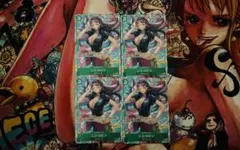 ワンピースカード ニコ・ロビン プロモ 4枚セット - メルカリ