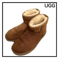 UGG　アグ　ムートン　ショートブーツ　ブラウン　レディース　シューズ　23㎝