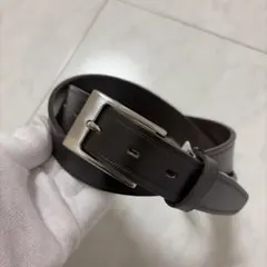 【新品未使用】TAKEO KIKUCHI タケオキクチ 牛革 ベルト ブラウン