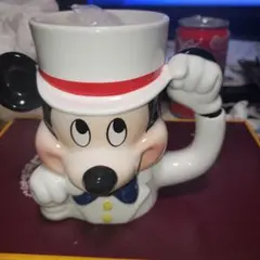ミッキー・マウス マグカップ 陶器製
