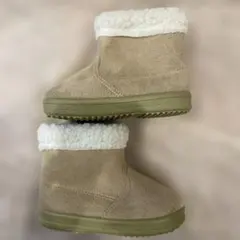 【美品】ベビー・キッズ　ブーツ　ベージュ　14cm