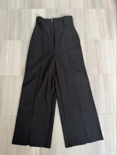 MURUA ブラック ワイドパンツ スラックス