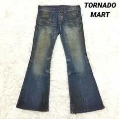 Tornado Mart ブーツカットデニム　グランジ　y 2k 平成お兄系 Tornado Mart ブーツカットデニム グラン ジ y 2k 平成お兄系 - メルカリ