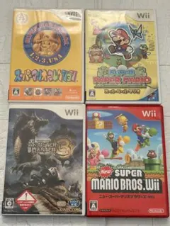 ⭐️24時間以内発送⭐️ Wiiソフトまとめ売り　4本セット　モンハン