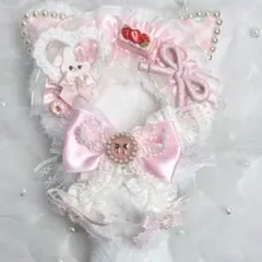 おすわりぬい服 にじぬい ねこ ギンガムチェック ピンク - メルカリ
