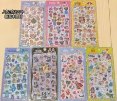 ③ まとめ売り 4サイズステッカー 34枚 ディズニー サンリオ