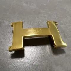 【極美品】エルメス ベルトバックル H マルトレ シルバー 単品（槌目仕上げ） 極美品】エルメス ベルトバックル H マルトレ シルバー 単品（槌目