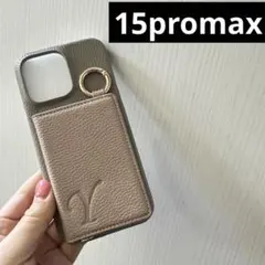 iphone15promax カードポケット付き ケース 背面ケース
