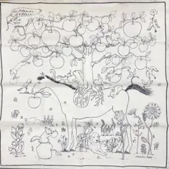 新品未使用　HERMES エルメス カレ 90 《ル・ポミエ・セリエ》