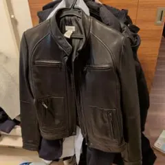 【美品】Calvin Klein カルバンクライン レザージャケット 本革のサムネイル