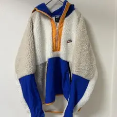 NIKE ボアフリース ハーフジップ XL ビッグサイズ 配色◎防寒【即購入可】