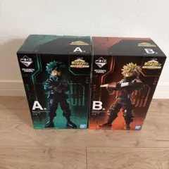一番くじ ヒロアカ A賞 緑谷出久 ＆ C賞 爆豪勝己 フィギュア - メルカリ