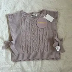 新品タグ付き　ニットベスト