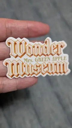 ミセスグリーンアップル　wonder museum ステッカー