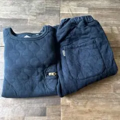 OCEAN & GROUND ブラックトレーナー&パンツ　セット出品