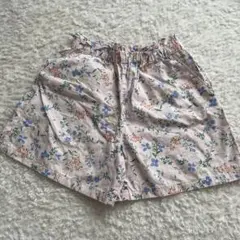 UNIQLO 花柄 ハーフパンツ 130