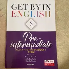 GET BY IN ENGLISH 3 Pre-intermediate