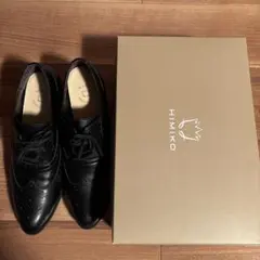 新品未使用HIMIKOレースアップブローグシューズ 24.5cm