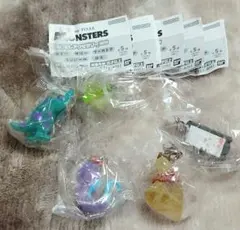 ガチャ　モンスターズインク　めじるしアクセサリー　全5種セット　フルコンプ