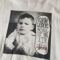 1990 Stussy × i-D Magazine 10th プリントLS T - メルカリ