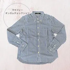 MACPHEE 長袖ギンガムチェックシャツ 2026年最新】マカフィー ギンガムチェック シャツの人気アイテム