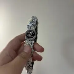 CHANEL シャネルノベルティ　 ヘアバンド　ブラウン　新品　本革　即日匿名 CHANELシャネルノベルティ ヘアバンド新品 本革ブラック レザー 即日