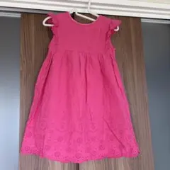 JoJo Maman Bebe ノースリーブ ワンピース ピンク 4歳5歳のサムネイル