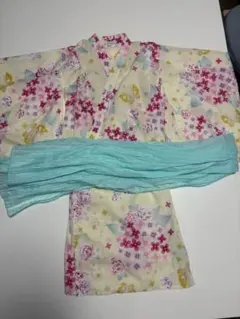 花柄浴衣ドレス サイズS 120